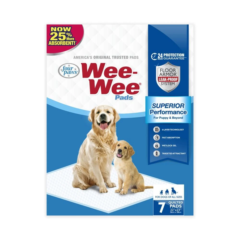 Four Paws Inc Wee-Wee® Superior Performance Dog Pee Pads 3 Four Paws Inc Wee-Wee® Superior Performance Dog Pee Pads