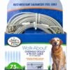 Four Paws® Walk-About® Dog Trolley Exerciser - Heavy Weight 2 Four Paws® Walk-About® Dog Trolley Exerciser - Heavy Weight -Tropiclean Sales Store 045663847753four pawsheavy weight dog run cable silver 75 feetin packaging front 2 2
