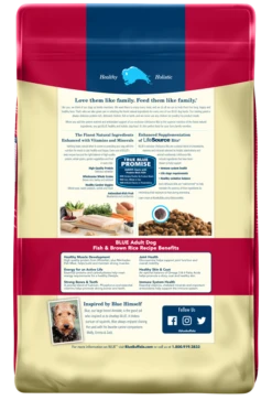 Blue Buffalo Life Protection Natural Fish & Brown Rice Recipe Adult Dry Dog Food 9 Blue Buffalo Life Protection Natural Fish & Brown Rice Recipe Adult Dry Dog Food -Tropiclean Sales Store 11518 1524247430
