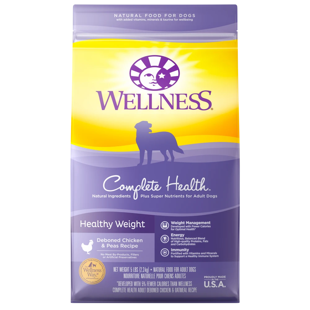 Wellness Complete Health Natural Healthy Weight Chicken And Peas Recipe Dry Dog Food 3 Wellness Complete Health Natural Healthy Weight Chicken And Peas Recipe Dry Dog Food