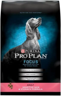 Purina Pro Plan Focus Sensitive Skin & Stomach Formula Salmon & Rice Formula Dry Dog Food -Tropiclean Sales Store 16057 9