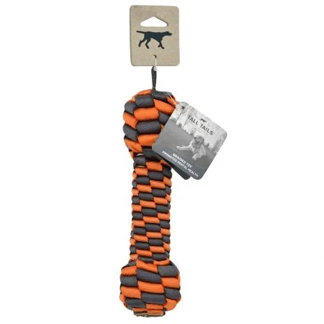 Tall Tails Orange Braided Bone Toy 5 Tall Tails Orange Braided Bone Toy - Image 3