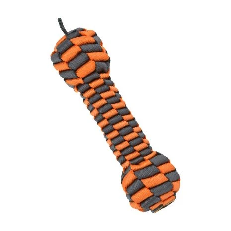Tall Tails Orange Braided Bone Toy 3 Tall Tails Orange Braided Bone Toy