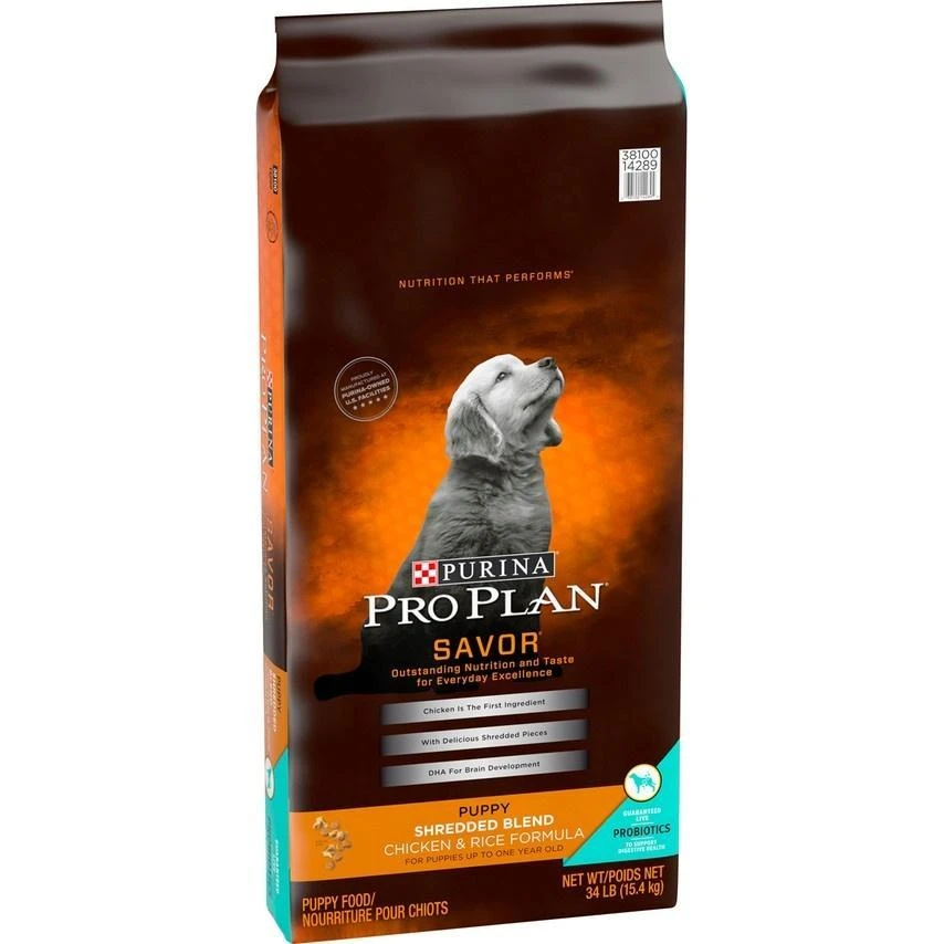 Purina Pro Plan Savor Puppy Shredded Blend Chicken & Rice Formula Dry Dog Food 10 Purina Pro Plan Savor Puppy Shredded Blend Chicken & Rice Formula Dry Dog Food - Image 8
