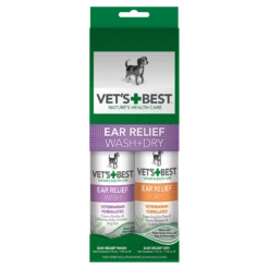 Vet's Best Ear Relief Wash + Dry