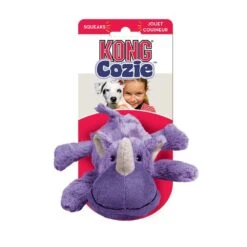 KONG Rosie Rhino Cozie Plush Dog Toy -Tropiclean Sales Store 40132 1568323253