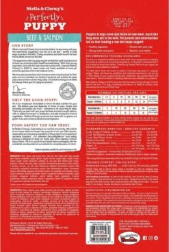 Stella & Chewy's Perfectly Puppy Freeze Dried Raw Beef And Salmon Dinner Patties Grain Free Dog Food -Tropiclean Sales Store 42213 1529514635