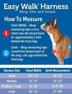 PetSafe Deluxe Easy Walk Rose Red & Black Dog Harness -Tropiclean Sales Store 42574 1537803372