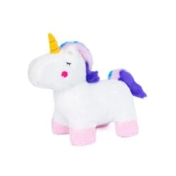 ZippyPaws Storybook Snugglerz Charlotte The Unicorn Plush Dog Toy