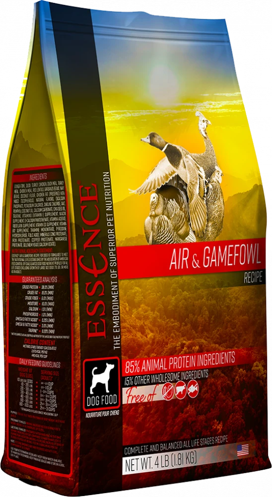 Essence Grain Free Air & Gamefowl Recipe Dry Dog Food 3 Essence Grain Free Air & Gamefowl Recipe Dry Dog Food