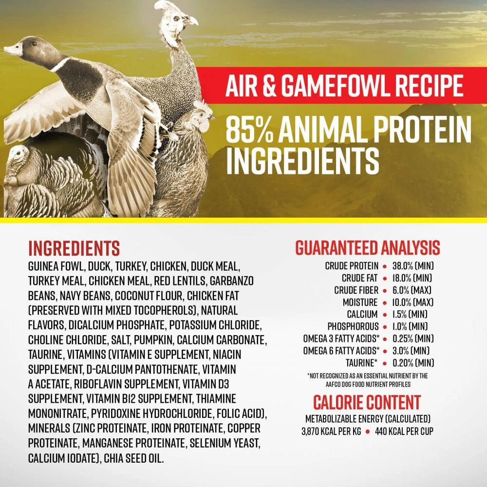 Essence Grain Free Air & Gamefowl Recipe Dry Dog Food 5 Essence Grain Free Air & Gamefowl Recipe Dry Dog Food - Image 3