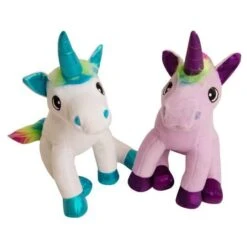 Snugarooz Rainbow The Unicorn Plush Dog Toy