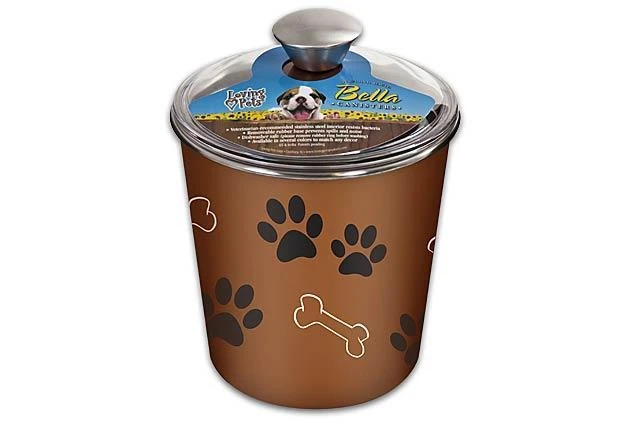 Loving Pets Bella Canister Copper Treat Holder 3 Loving Pets Bella Canister Copper Treat Holder