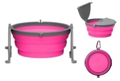 Loving Pets Pink Bella Travel Bowl -Tropiclean Sales Store 43580 1564759707