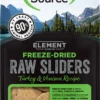NutriSource Element Series Freeze-Dried Turkey & Venison Recipe -Tropiclean Sales Store ES FD TurkeyVenisonSliders
