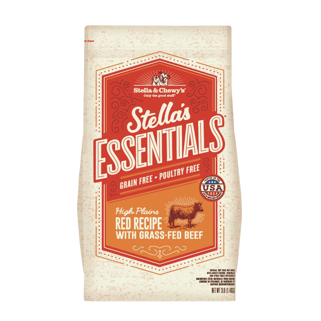 Stella & Chewy's Stella's Essentials High Plains Red Recipe With Grass-Fed Beef Dry Dog Food