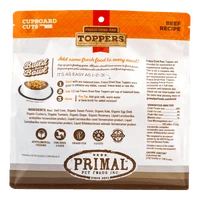 Primal Pet Foods Freeze Dried Raw Topper Cupboard Cuts Beef 5 Primal Pet Foods Freeze Dried Raw Topper Cupboard Cuts Beef - Image 3