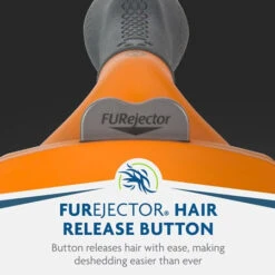 FURminator® Undercoat DeShedding Tool For Dogs With Short Hair -Tropiclean Sales Store P92925 GalleryImages 07 Furejector