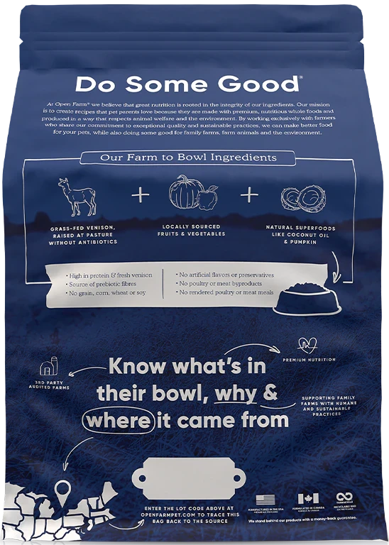 Open Farm New Zealand Venison Dry Dog Food 3 Open Farm New Zealand Venison Dry Dog Food