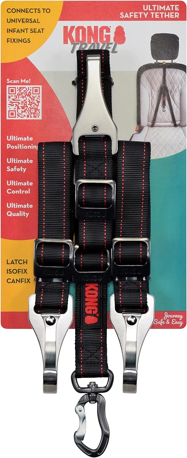 Kong Seat Belt Tether 3 Kong Seat Belt Tether