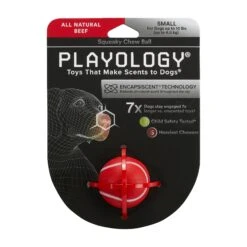 Playology Squeaky Chew Ball Chicken Scent -Tropiclean Sales Store SqueakyChewBall NaturalBeef SM Front 2000x daeae34c a7cf 4434 8a4d a0fa2183a979