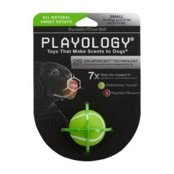 Playology Squeaky Chew Ball Chicken Scent -Tropiclean Sales Store SqueakyChewBall SweetPotato SM Front 2000x c0c484bf 25fc 4155 b988 1da1b4a50ce2