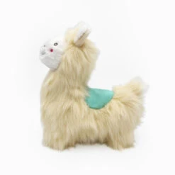 ZippyPaws Wooliez Larry The Llama Dog Toy -Tropiclean Sales Store ZP1039 3 600x600 1