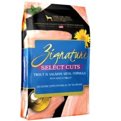 Zignature Select Cuts Trout And Salmon Formula Dog Food -Tropiclean Sales Store Zignature SC Trout Salmon Right