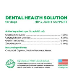 TropiClean Fresh Breath Dental Health Solution Plus Hip & Joint For Dogs -Tropiclean Sales Store bqlszrp9si6yxgouatv5