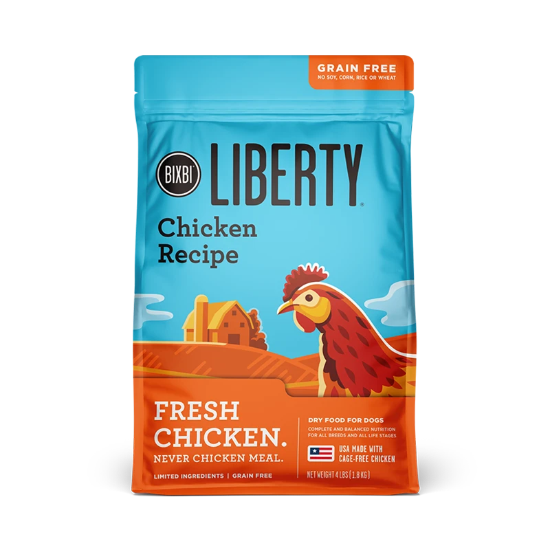 BIXBI PET LIBERTY® DRY DOG FOOD - CHICKEN RECIPE 3 BIXBI PET LIBERTY® DRY DOG FOOD - CHICKEN RECIPE