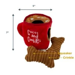Tall Tails Coco Mug And Cookies Puzzle Dog Toy Dog Toy -Tropiclean Sales Store coco treats sizing
