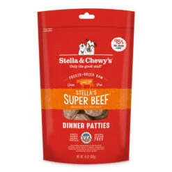 Stella & Chewy's Stella's Super Beef Freeze-Dried Dinner Patties Dog Food 11 Stella & Chewy's Stella's Super Beef Freeze-Dried Dinner Patties Dog Food -Tropiclean Sales Store dtau6lbq708fncpktqvy