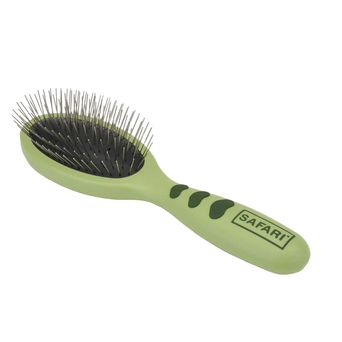 Safari Wire Pin Brush With Plastic Handle 3 Safari Wire Pin Brush With Plastic Handle
