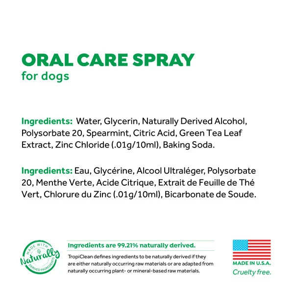 TropiClean Fresh Breath Oral Care Spray For Pets 5 TropiClean Fresh Breath Oral Care Spray For Pets - Image 3