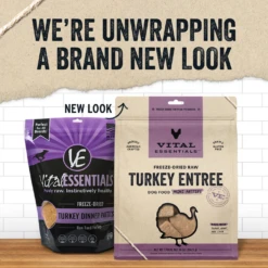 Vital Essentials Freeze-Dried Raw Turkey Entrée Mini Patties Dog Food 8 Vital Essentials Freeze-Dried Raw Turkey Entrée Mini Patties Dog Food -Tropiclean Sales Store image 1ddd709e c0f7 40e6 95dd c7a607905828