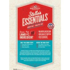 Stella & Chewy's Stella's Essentials Grain-Free Wild Mountain Meadow Recipe With Grass-Fed Lamb Dry Dog Food -Tropiclean Sales Store ox68bu8mkm1jcmjfiyf7