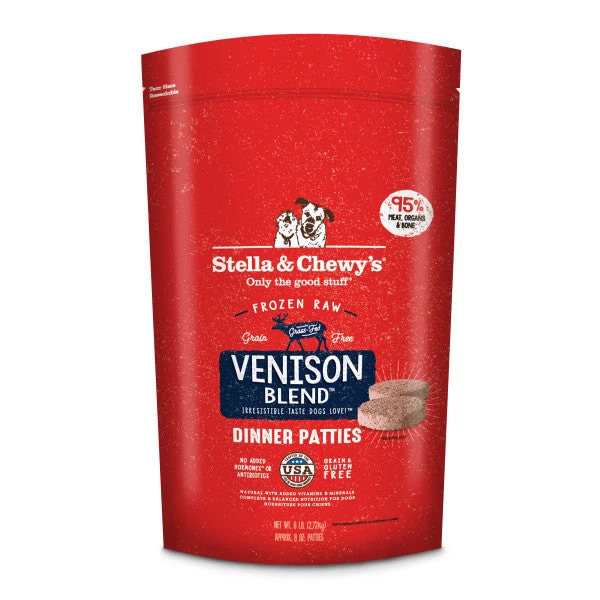 Stella & Chewy's Venison Blend Frozen Raw Patties Dog Food 4 Stella & Chewy's Venison Blend Frozen Raw Patties Dog Food - Image 2