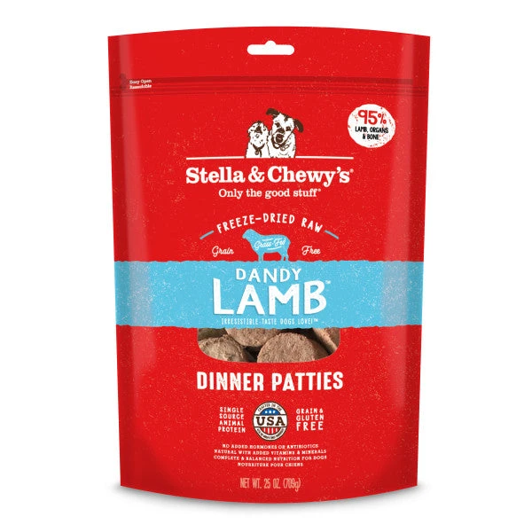 Stella & Chewy's Freeze-Dried Raw Dinner Patties For Dogs - Dandy Lamb Recipe 7 Stella & Chewy's Freeze-Dried Raw Dinner Patties For Dogs - Dandy Lamb Recipe - Image 5
